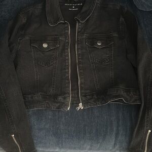 Aeropostale Women's Dark Denim Jacket